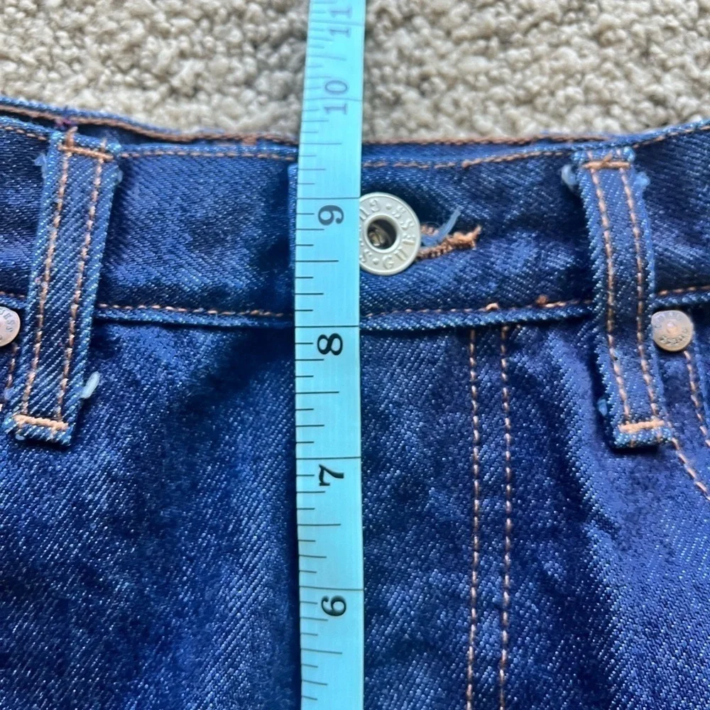 Guess straight leg jeans 100% cotton dark wash - Picture 8 of 10